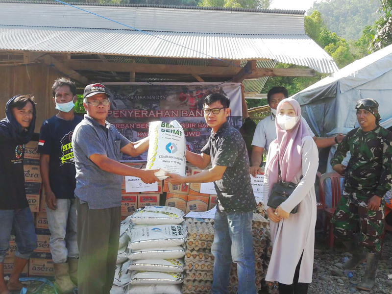 Bantuan Bencana Banjir Bandang & Longsor Di Luwu | PT Comextra Majora ...